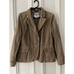 Old Navy tan corduroy blazer S